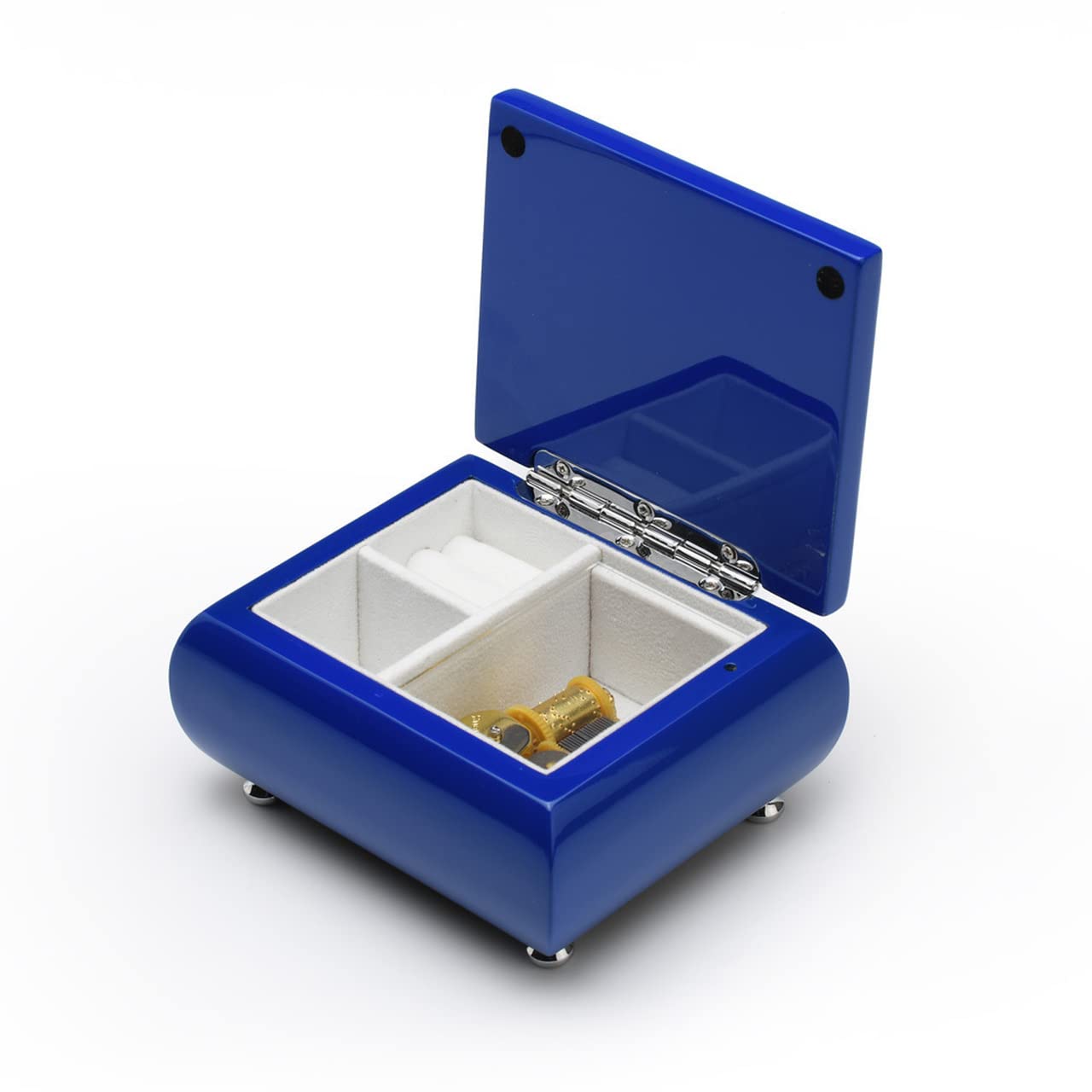 High Gloss Navy Blue 23-Note Musical Jewelry Box with Phantom of the Opera Theme - Perfect Gift for Birthdays, Anniversaries & Keepsake Storage | Home Decor & Jewelry Organizer