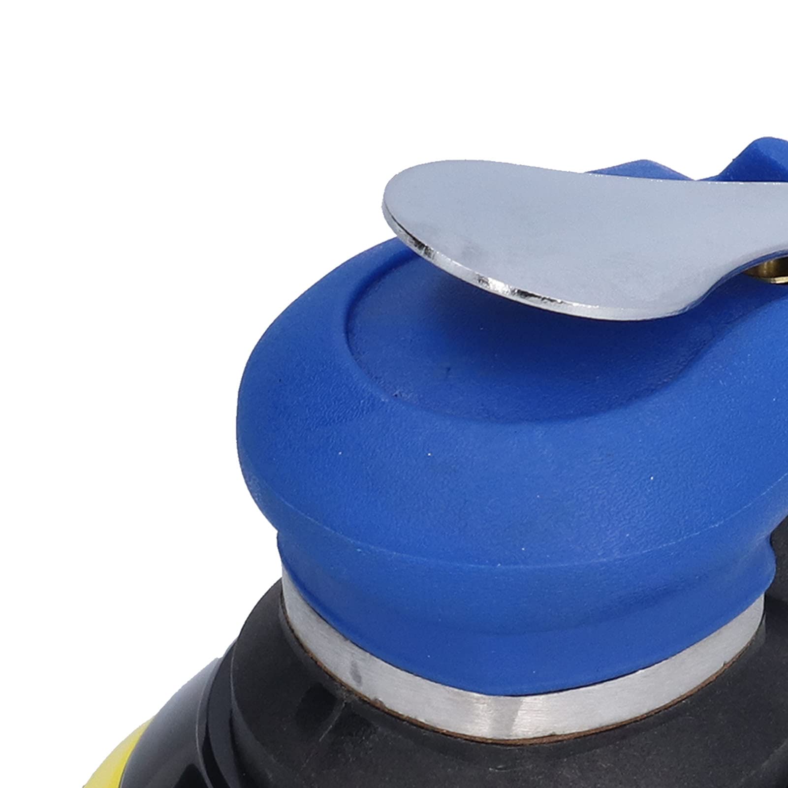 5-Inch Pneumatic Random Orbital Sander Polisher - 10000 RPM Air-Powered Buffer & Polishing Machine with Vacuum Port - Perfect for Auto Detailing, Woodworking & Metal Sanding