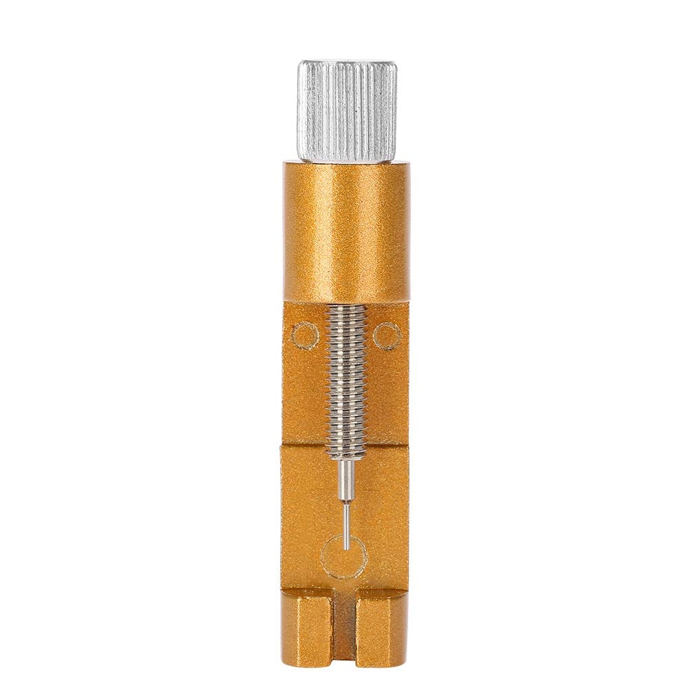 Stainless Steel Watch Band Link Pin Remover Tool - Professional Metal Bracelet Strap Adjuster & Repair Kit with 3 Extra Pins | Perfect for Watchmakers & DIY Watch Band Sizing at Home