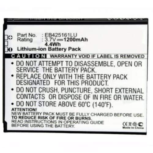 Synergy Digital Replacement Battery for Samsung Galaxy Exhibit - 1200mAh Li-ion High Capacity Cell Phone Battery (Compatible with EB425161LA/EB425161LU) | Perfect for Travel, Work & Everyday Use