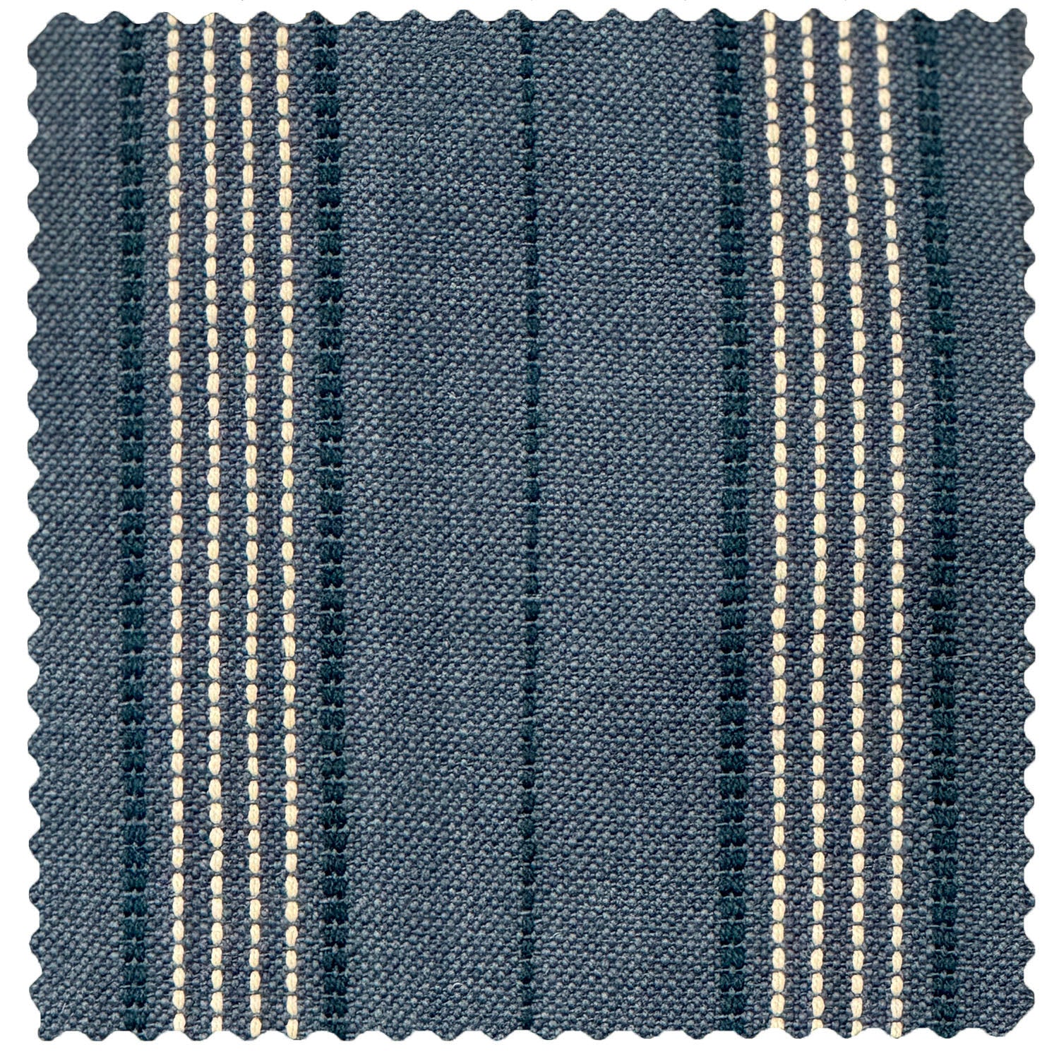 Provence Ticking Fabric - French-Inspired Striped Cotton Upholstery & Home Decor Fabric for Sofas, Curtains, and DIY Projects