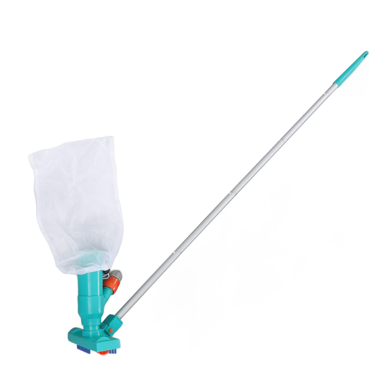 **46.65in Portable Pool Vacuum Cleaner - Underwater Jet Vacuum with Detachable Filter Brush Bag for Debris Removal - Ideal for In-Ground & Above Ground Pools, Spas, and Hot Tubs - Perfect for Quick Pool Maintenance and Water Cleaning**
