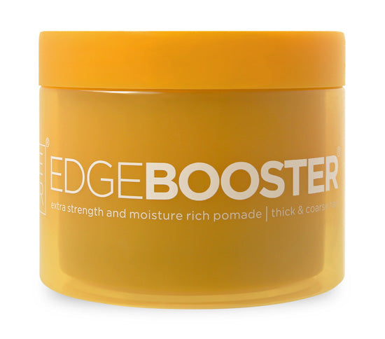 STYLE FACTOR EDGE BOOSTER EXTRA STRENGTH POMADE 9.46oz - Strong Hold Hair Styling Wax for Men - Perfect for Slick Back, Pompadour & Fade Hairstyles