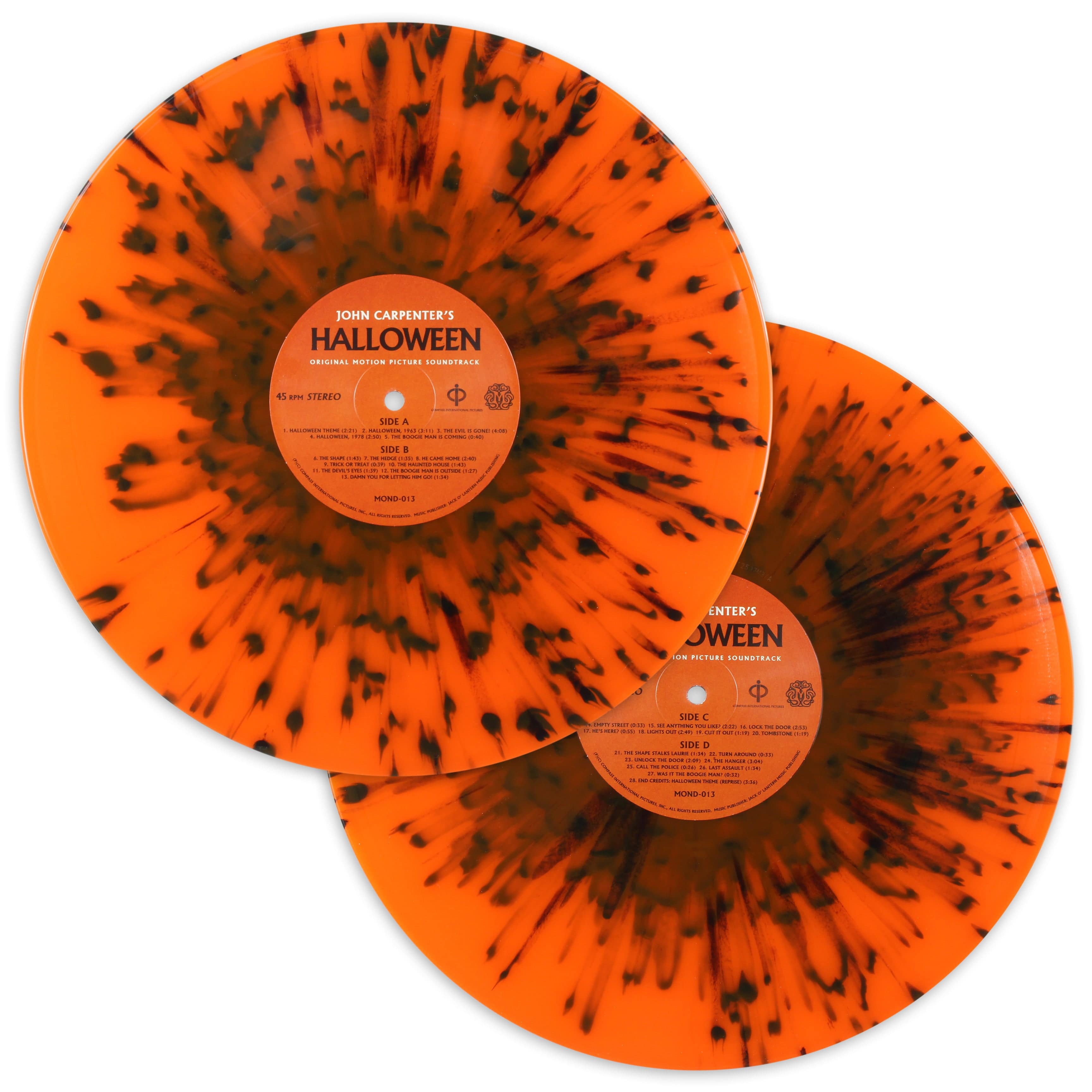 Halloween Original Motion Picture Soundtrack 2XLP Vinyl (Limited Edition Version B) - Horror Movie Music Collectible for Halloween Parties & Film Enthusiasts