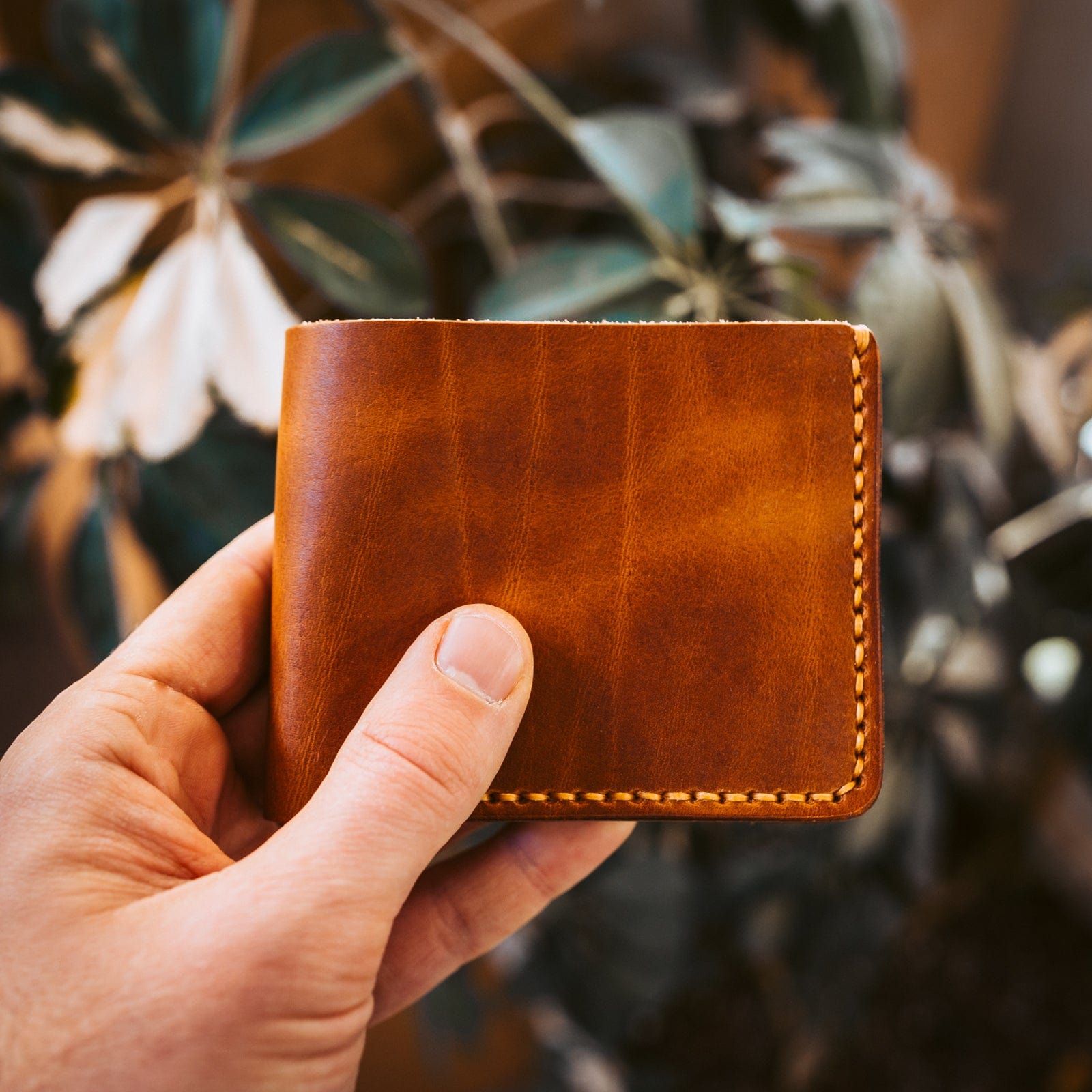 Genuine Leather Bifold Wallet for Men - Slim RFID Blocking Credit Card Holder with ID Window - Perfect for Everyday Use, Travel & Business
