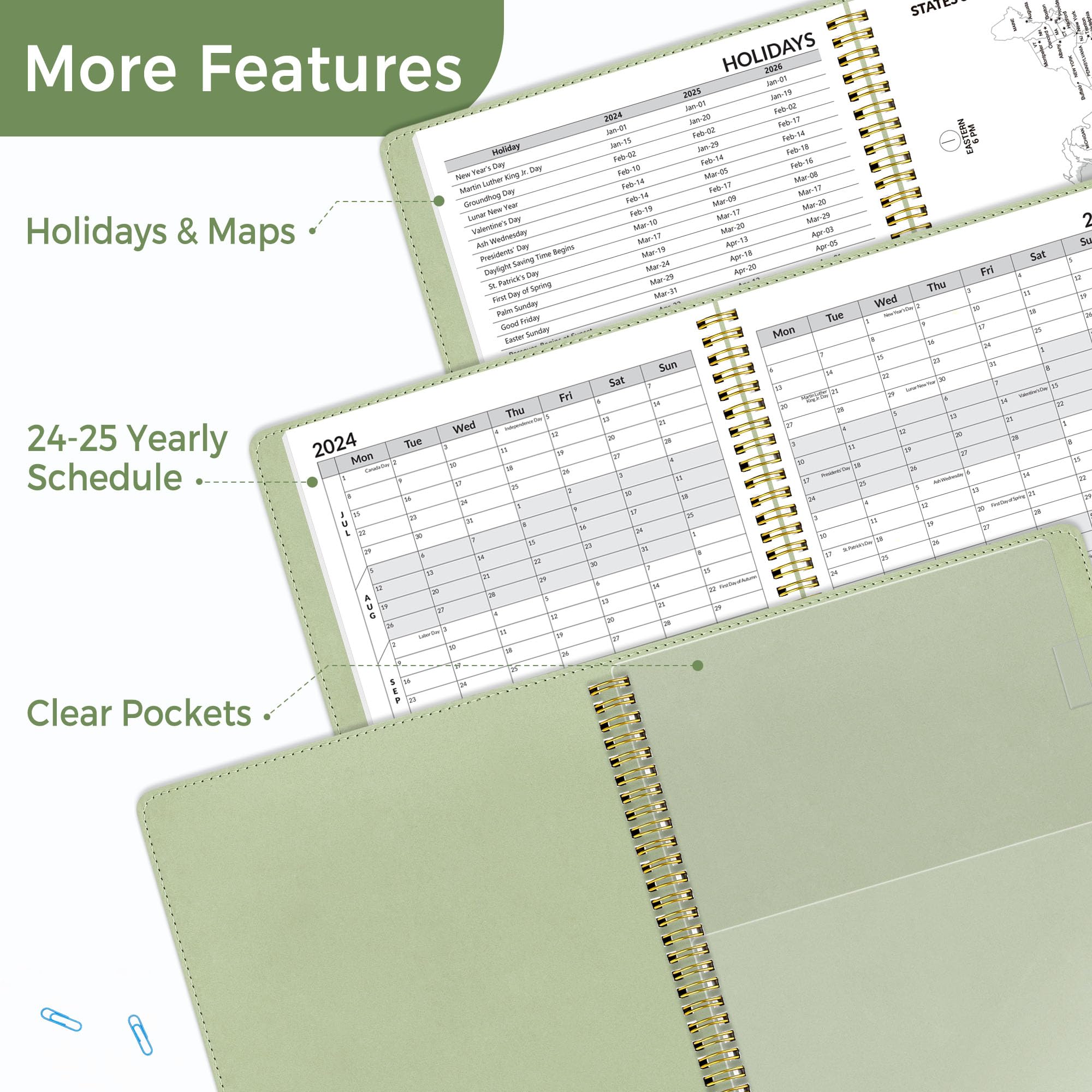 SUNEE 2025-2026 Weekly & Monthly Planner - 12 Month Academic Calendar (July 2025 to June 2026), 9