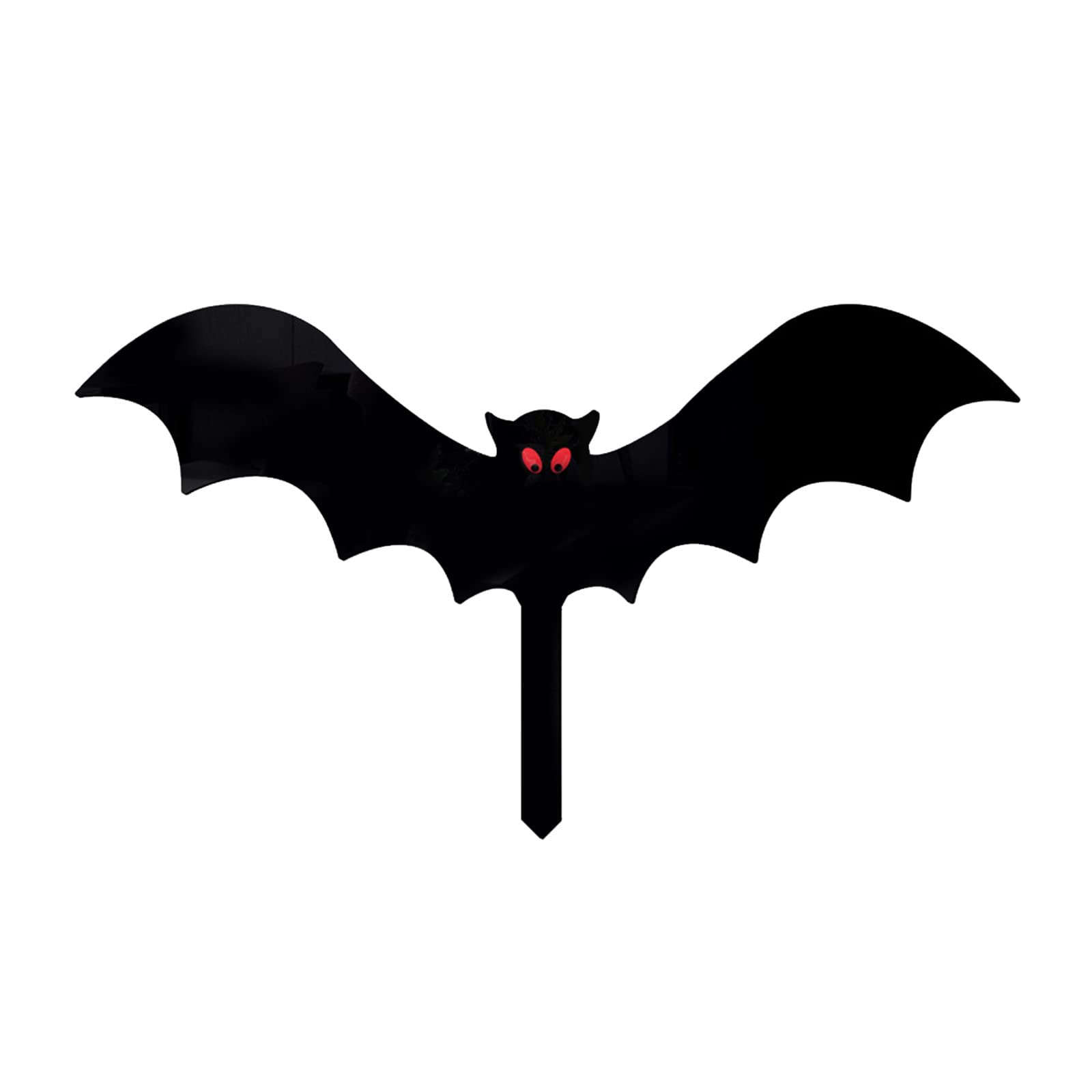 Halloween Acrylic Outdoor Garden Decor - Black Silhouette Floor Insert for Yard & Lawn (One Size) - Perfect for Spooky Halloween Yard Displays & Party Decorations