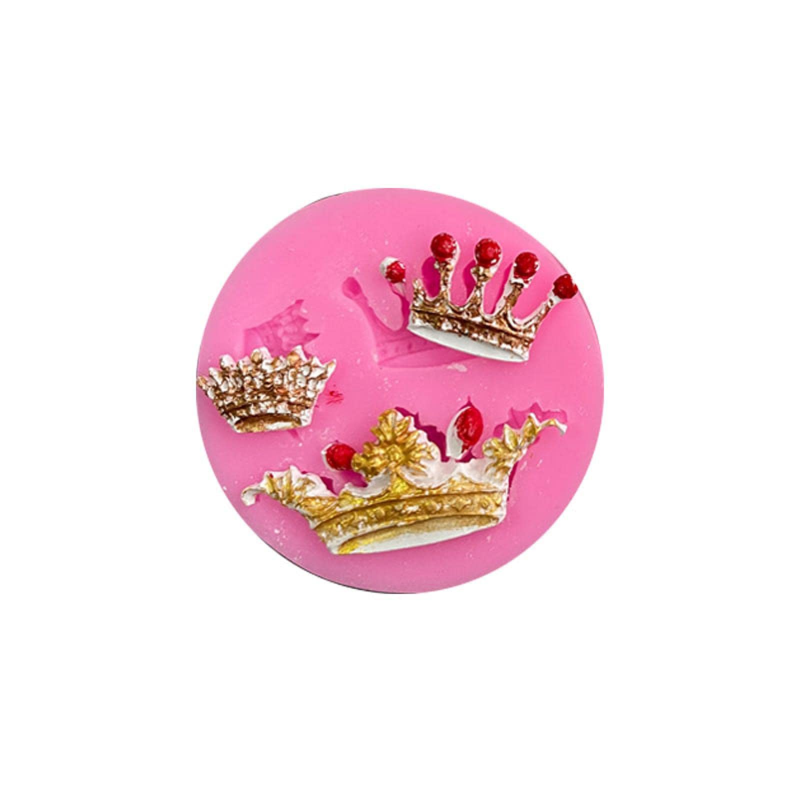 Premium Crown-Shaped Chocolate & Fondant Molds - DIY Cake Decorating, Baking, Gypsum Clay Tools for Cattail Leaf Fan Modeling (Set of 1) | Perfect for Birthday Cakes, Wedding Desserts & Creative Baking Projects