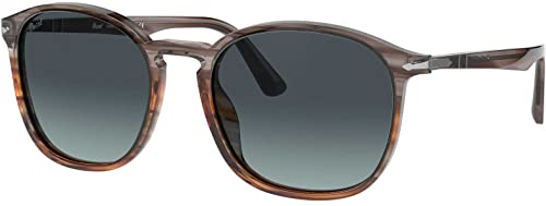 Striped Grey/Gradient Brown/Azure Gradient Blue