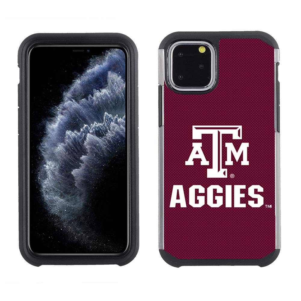 Apple iPhone 11 Pro Case - NCAA Licensed Texas A&M Aggies Team Color Textured Protective Cover | Perfect for Game Day, School Pride & Everyday Use