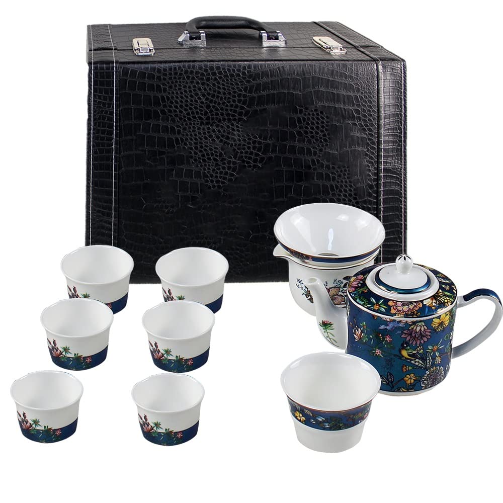 10Pcs British Porcelain Tea Set - Elegant Modern Tea Cups & Saucers Set, High-Quality Bone China Tea Set for Women, Perfect Mother's Day Gift - Ideal for Afternoon Tea, Bridal Showers & Home Decor