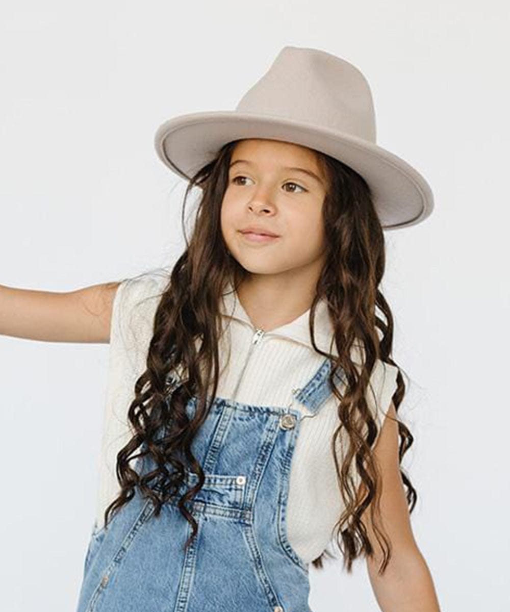 Wes Kids Fedora Hat for Boys & Girls - Stylish Cotton Sun Hat for Outdoor, Beach, and Party Wear - Perfect for Summer, Halloween, and Costume Dress Up