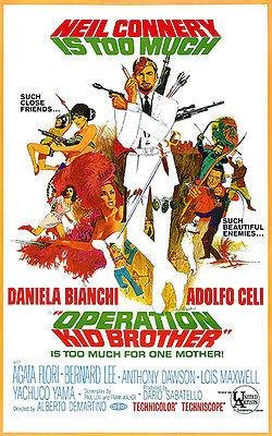 Operation Kid Brother (1967) Vintage Movie Poster - Classic Spy Film Collectible for Home Theater & Man Cave Decor
