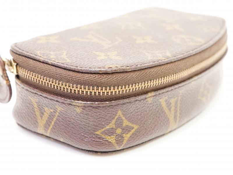 Authentic Pre-Owned Louis Vuitton Monogram Poche Monte Carlo PM Jewelry Case Box M47352 - Vintage Luxury Jewelry Organizer for Travel & Home Storage