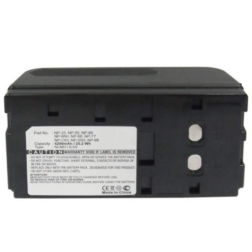 Synergy Digital Camera Battery - 4200mAh Ni-MH 6V Replacement for Philips VKR6871 & AKAI Cameras | High Capacity Power Solution for Travel Photography, Vlogging, and Outdoor Shooting