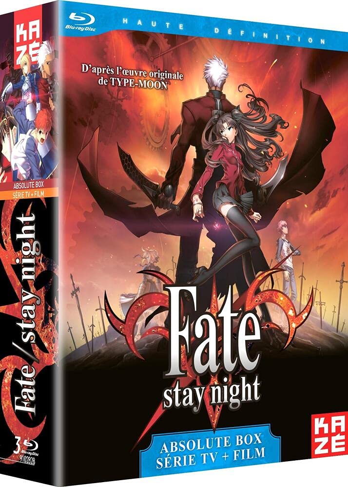 Fate Stay Night Complete Series & Unlimited Blade Works Movie - Absolute Box Set | Anime Collection for Fans & Gift Idea