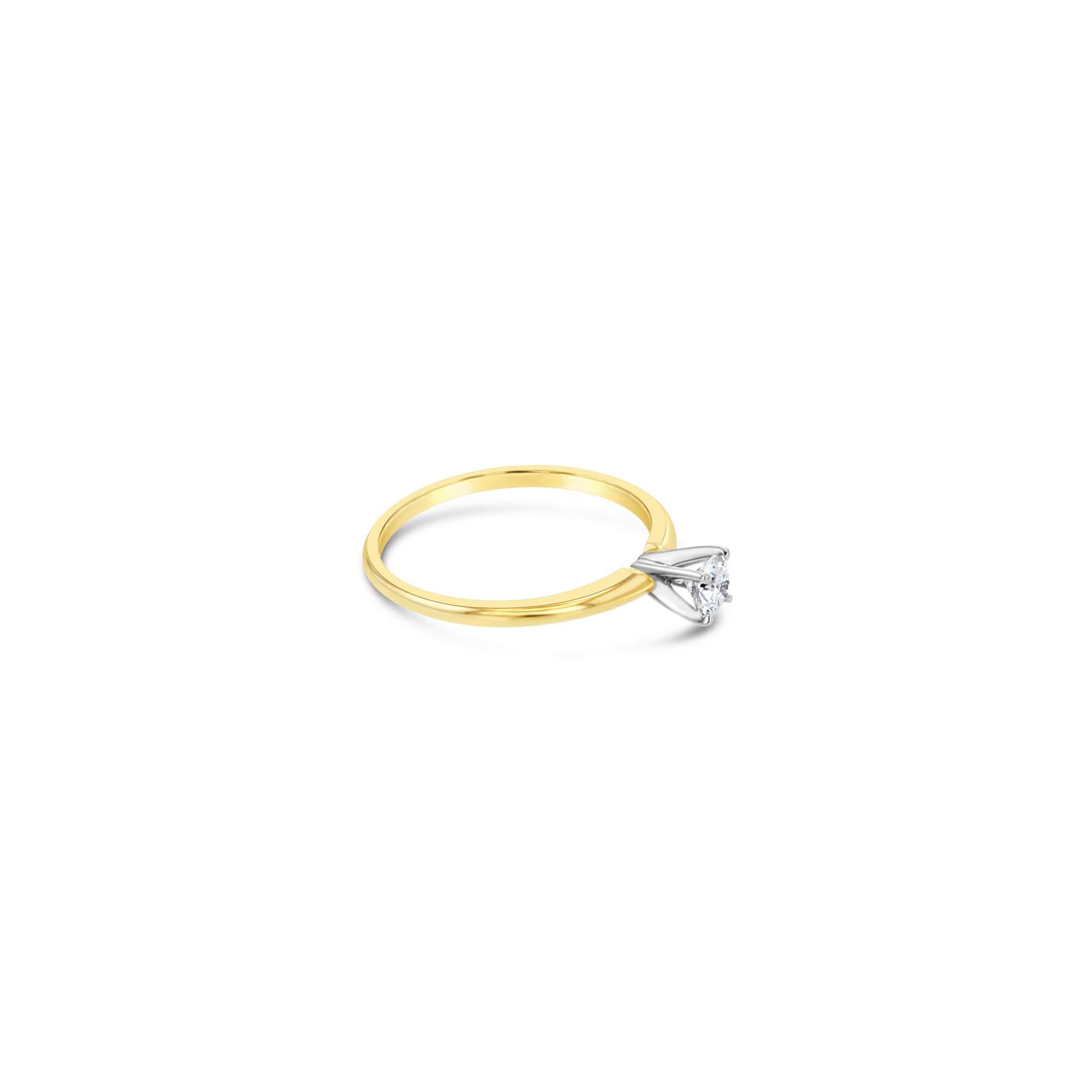 0.25 Carat Solitaire Diamond Engagement Ring for Women - Classic Elegant Wedding Band, Proposal Gift, Anniversary Jewelry - Perfect for Proposals, Weddings & Special Occasions