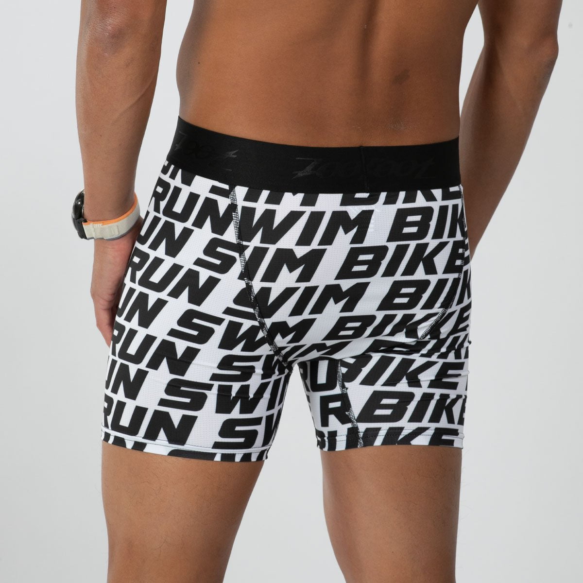 Premium Men's Boxer Briefs - Soft Breathable Cotton Underwear for Comfort & Support - Ideal for Everyday Wear, Workout & Active Lifestyle - SBR White