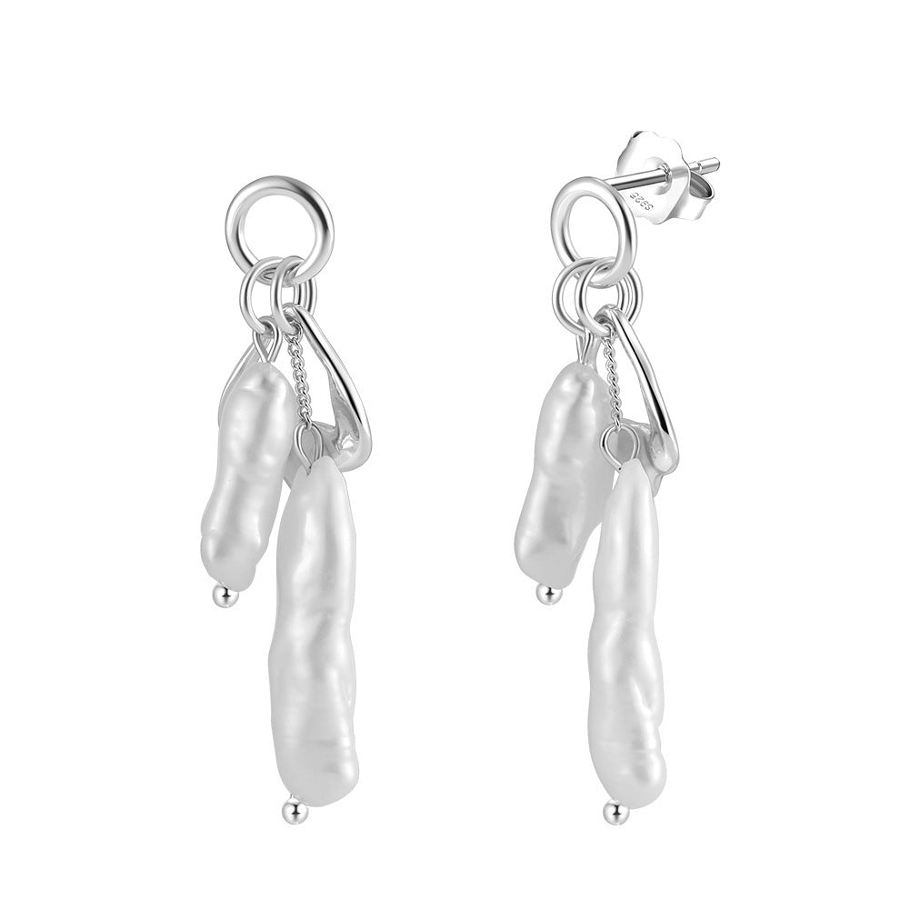 Elegant S925 Sterling Silver Pearl Earrings for Women - Perfect for Weddings, Parties & Daily Wear