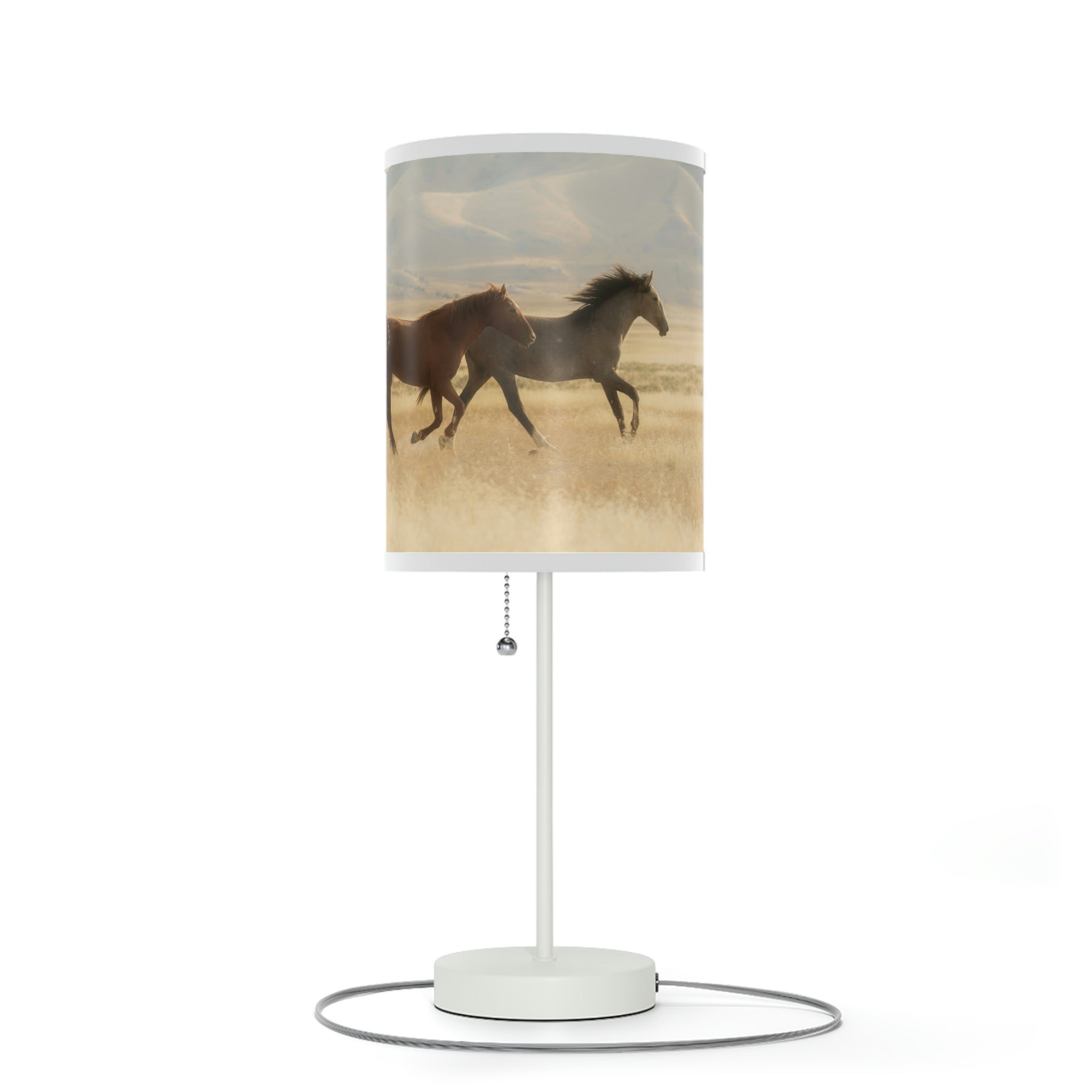 Galloping Horse Table Lamp - Western Style Bedroom & Office Lighting for Home Decor - Perfect for Western Themed Rooms, Cowboy Decor, and Ranch Style Interiors