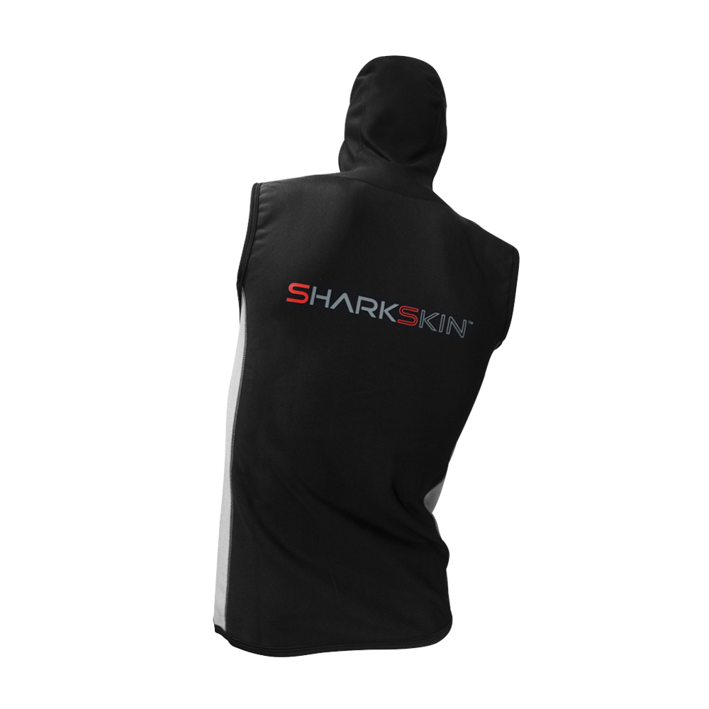 Men's Chillproof Vest with Front Zip & Hood - Lightweight Insulated Outdoor Jacket for Hiking, Camping & Winter Sports