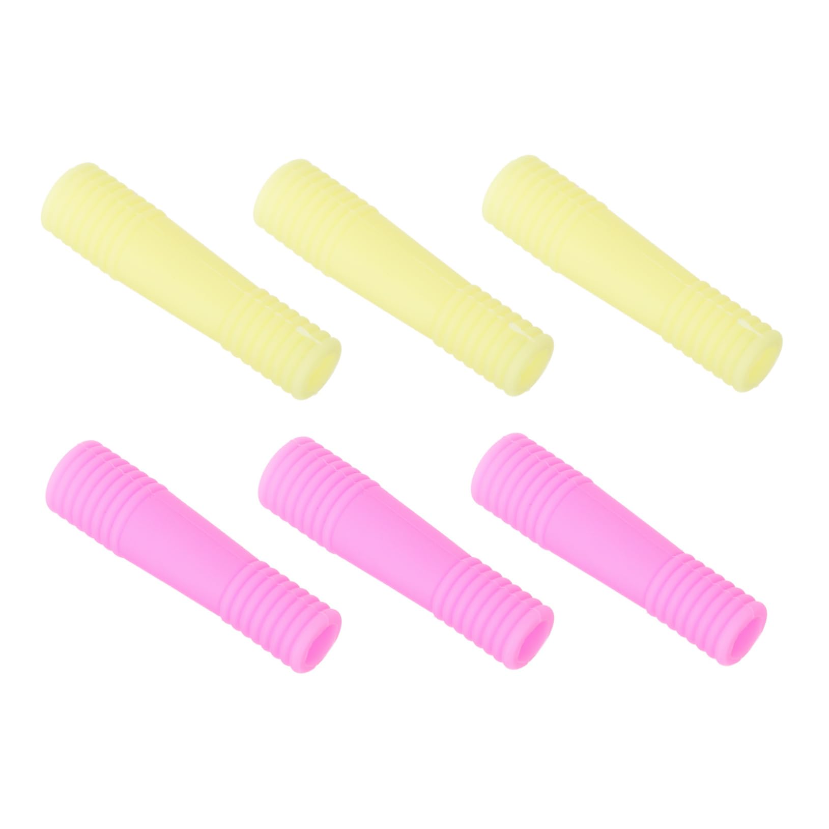 6-Piece Tweezer & Scissors Protector Set - Small Scissors Cover, Nail Art Scissors Sleeve, Point Protectors for Eyelash Tweezers & Sharp Tools - Perfect for Salon, Beauty, and Home Use