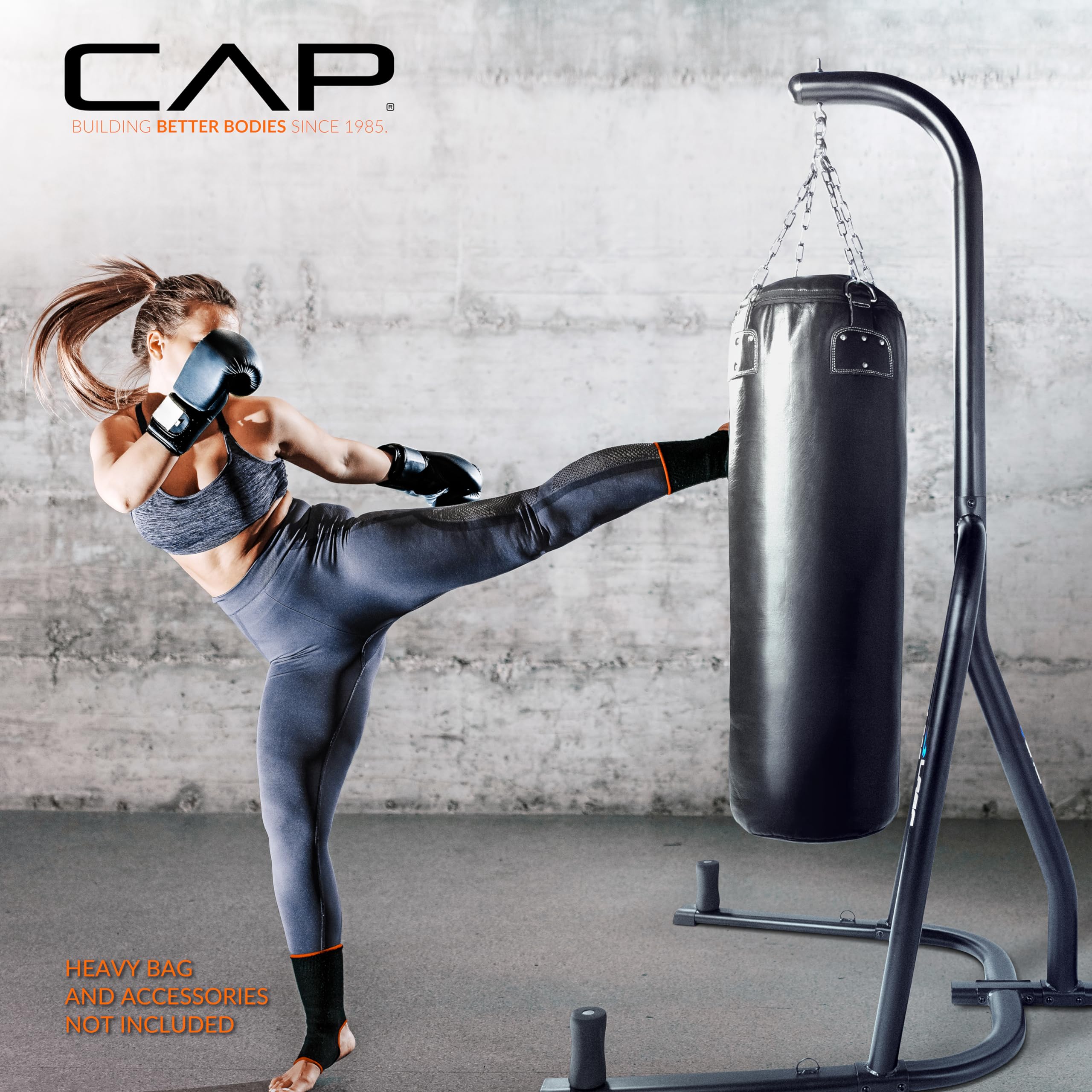 Fuel Pureformance Heavy Bag Stand - Adjustable Height & Multiple Mounting Options for Boxing, MMA, and Home Gym Training