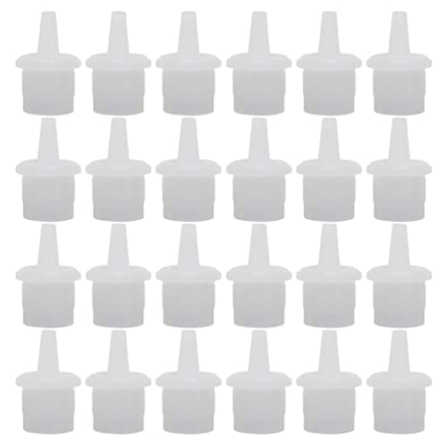 100Pcs Eyelash Glue Bottle Nozzle Caps - Replacement Lash Glue Plug Tips for Professional & Home Salon Eyelash Extensions | Prevents Drying & Clogging | Perfect for DIY Lash Kits, Beauty Salons & Makeup Artists