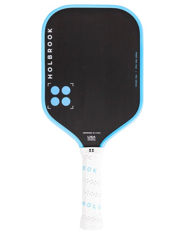 Holbrook Power Pro 16 Blue Pickleball Paddle - Premium Carbon Fiber Surface for Enhanced Spin & Control - Perfect for Competitive Play & Recreational Games