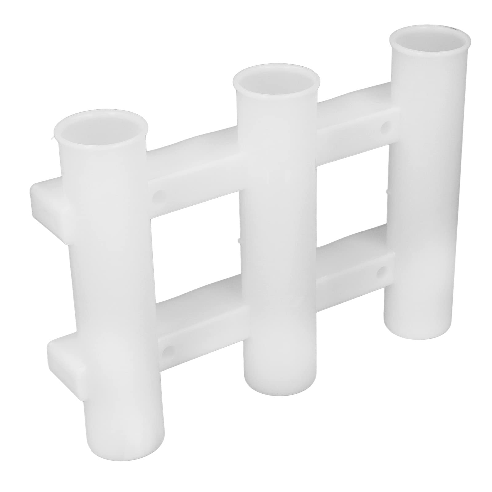 Demeras 3-Tube Fishing Rod Holder - Stable, Sturdy & Portable Rod Rack with 4 Screws for Boat, Kayak, Dock - Perfect for Saltwater & Freshwater Fishing Gear Storage