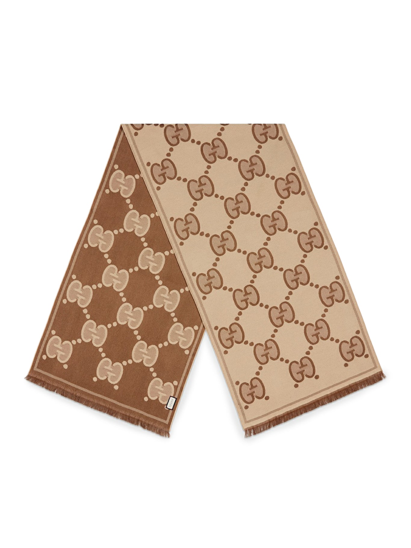 GG Jacquard Wool Scarf - Luxury Warm Winter Accessory for Men & Women - Perfect for Cold Weather, Office, and Outdoor Activities