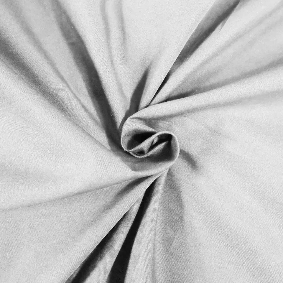 Premium 300 Thread Count 100% Cotton Percale Solid Pillowcase Set - Soft & Breathable Bedding for Hotel-Like Comfort - Perfect for Master Bedroom, Guest Room & Luxury Home Decor