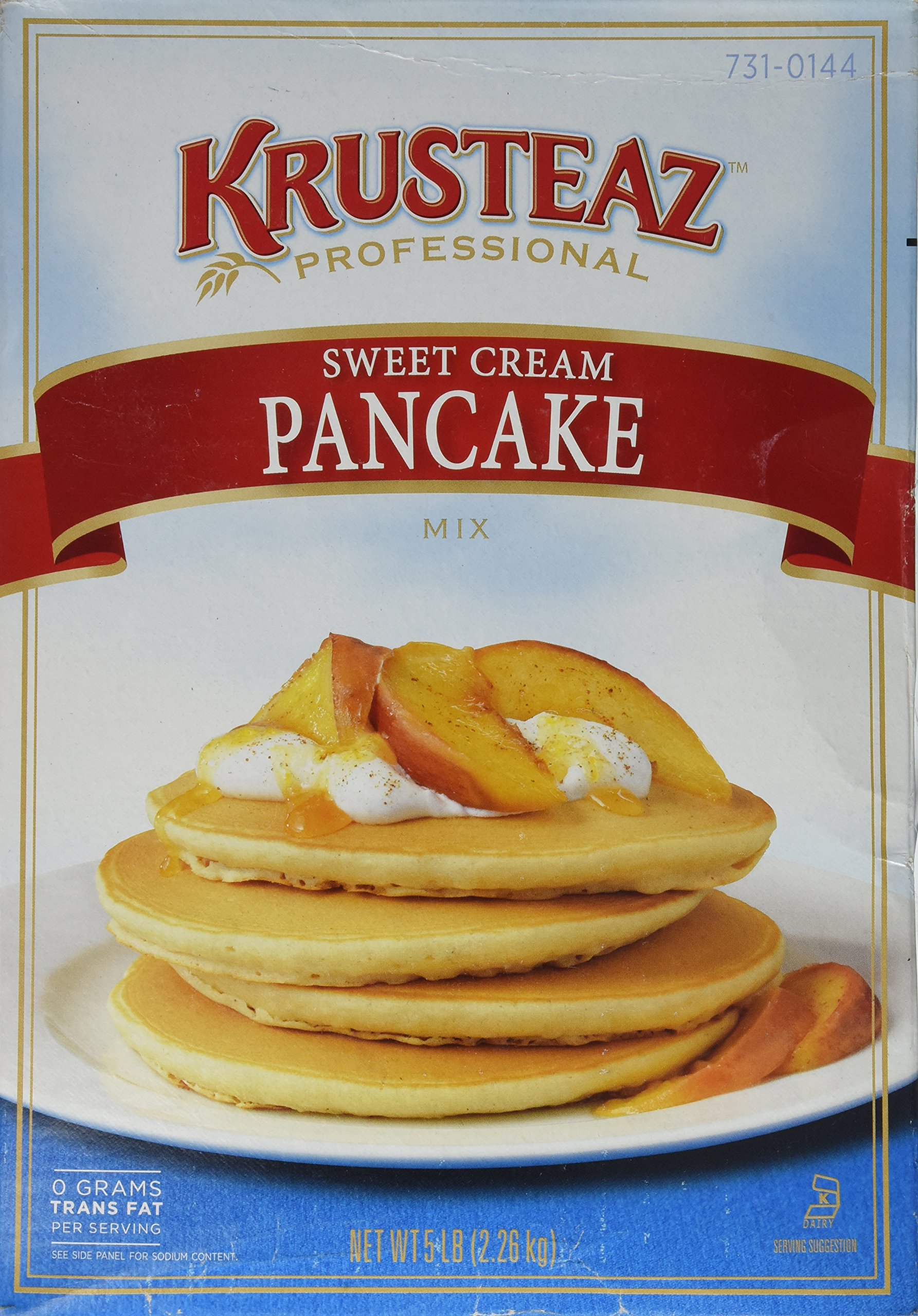 Krusteaz Sweet Cream Pancake Mix - 5 lb (Just Add Water) | Fluffy & Delicious Pancakes for Breakfast, Brunch, or Family Gatherings