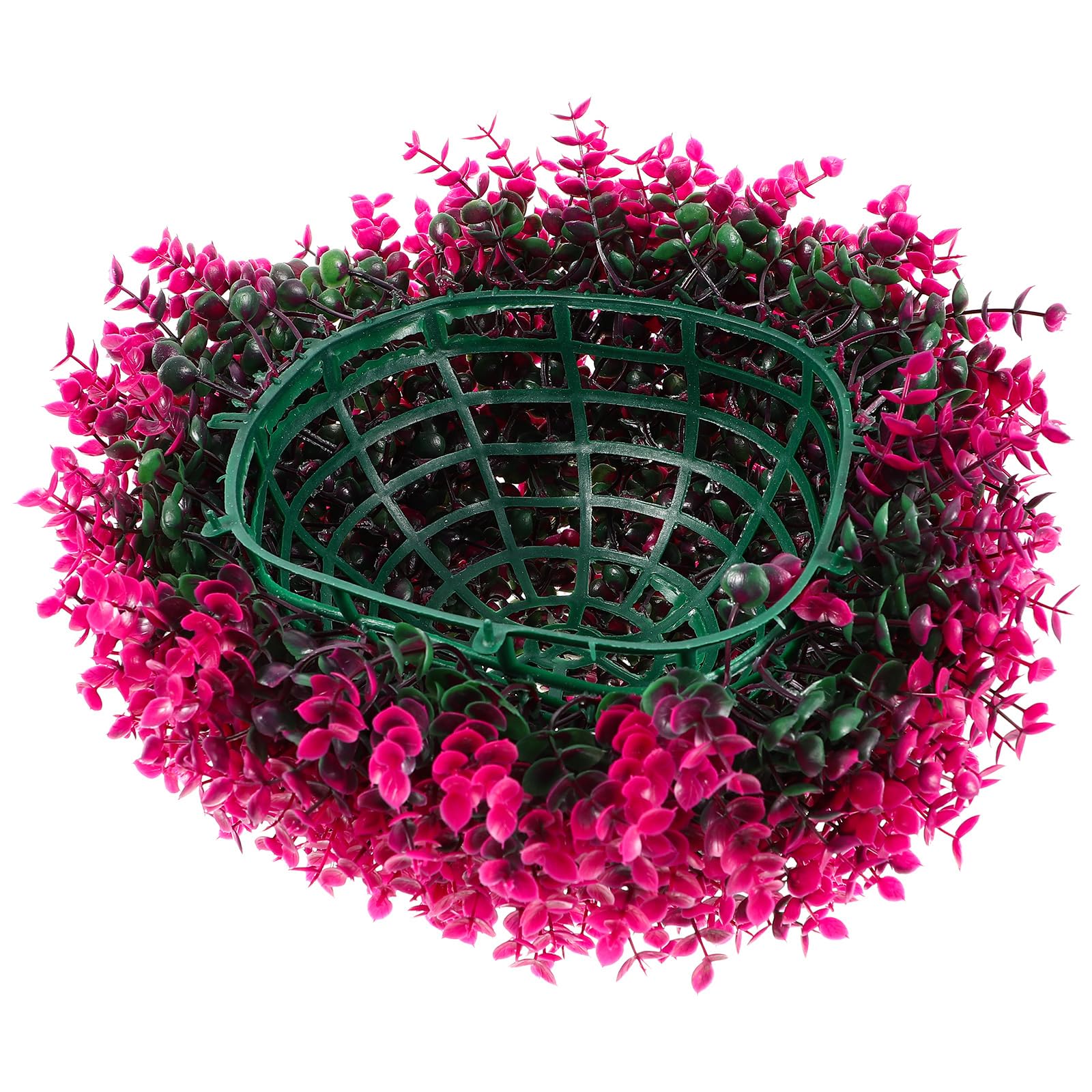 EXCEART Artificial Topiary Balls - Faux Eucalyptus Leaf Grass Decorative Balls for Ceiling, Backyard, Balcony, Garden, Wedding & Home Decor - Perfect for Indoor/Outdoor Use