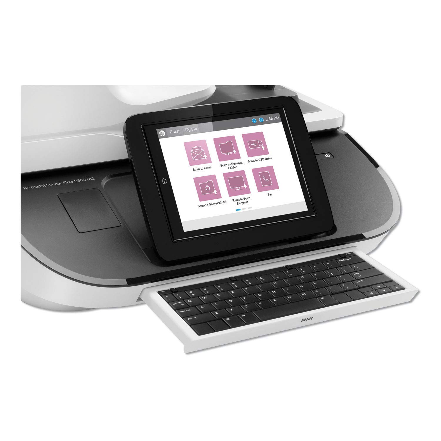 HP Digital Sender 8500 Sheetfed Scanner - 600 dpi Optical Resolution, High-Speed Document Scanning (Renewed) - Perfect for Office Document Digitization & Archiving