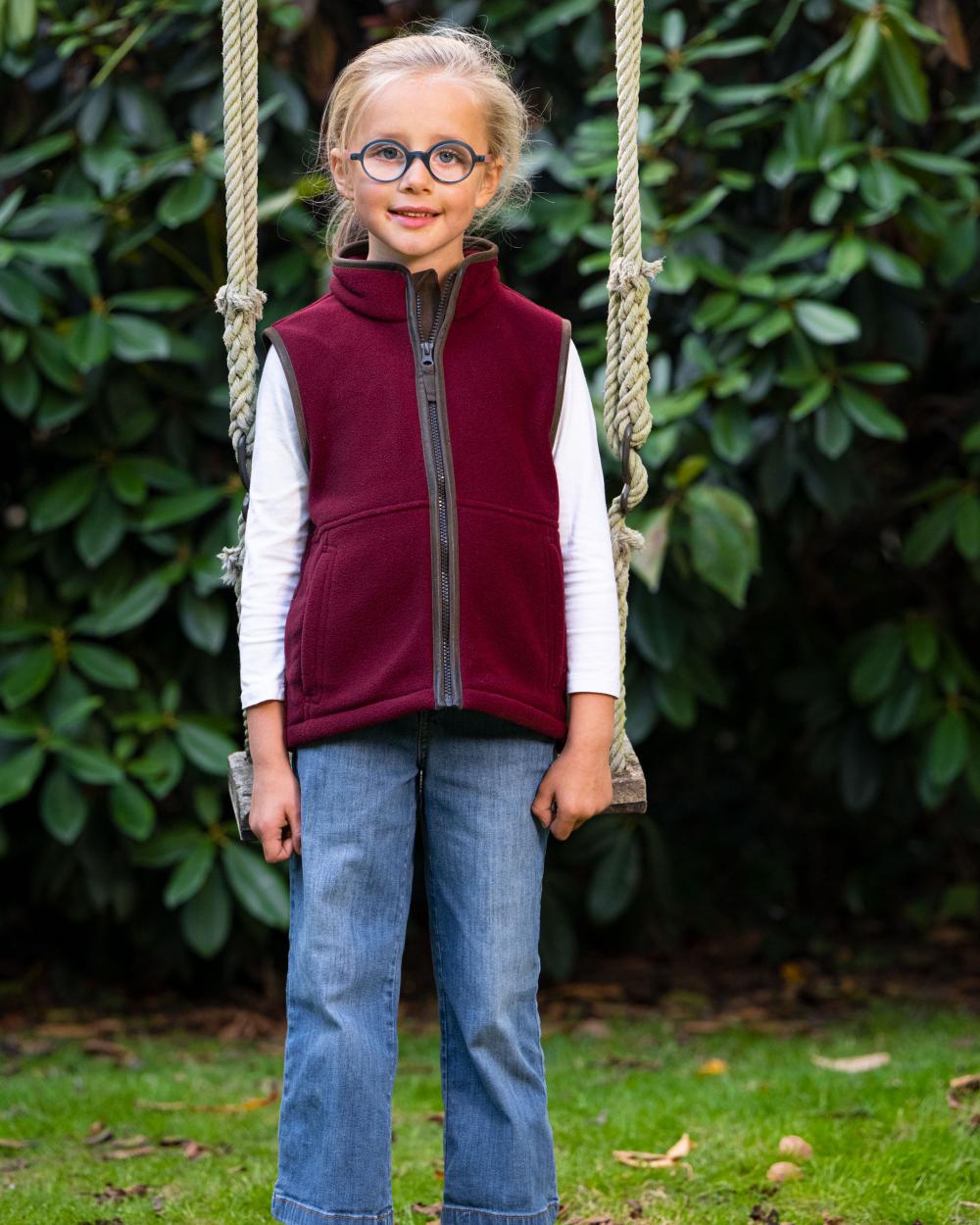 Baleno Wizz Kids Fleece Vest - Warm & Cozy Winter Puffer Jacket for Boys & Girls - Lightweight Outdoor Play & School Wear
