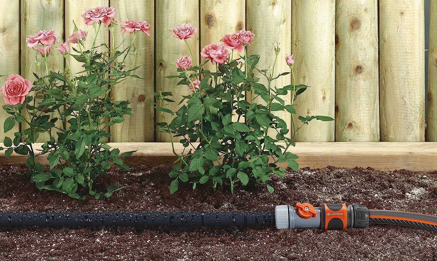 Gardena Soaker Hose - 15m Water-Saving Irrigation Hose for Gardens & Plant Beds | Adjustable Up to 70% Water Savings | Easy to Use Drip Hose for Vegetable Gardens, Flower Beds & Landscaping
