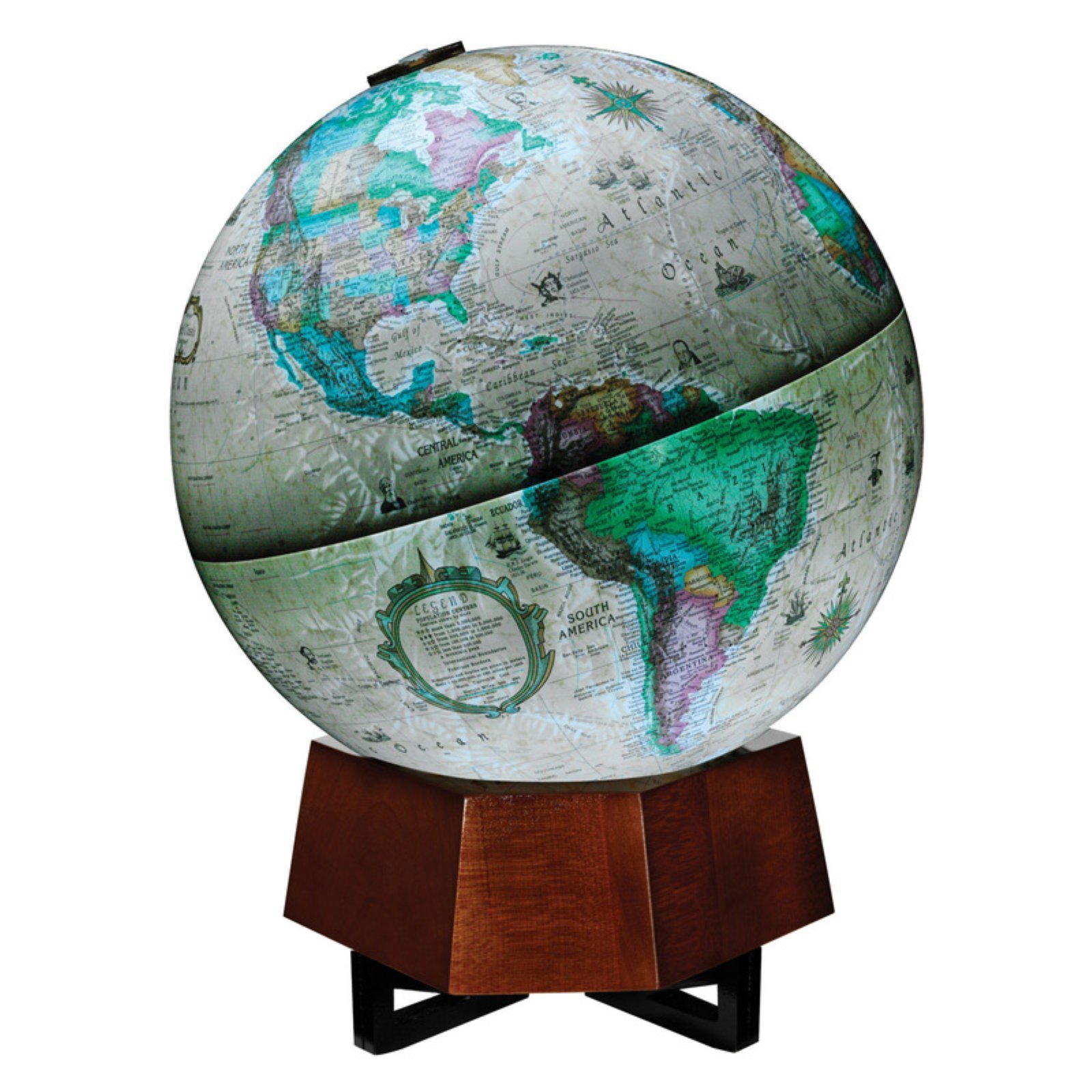 Replogle Globes Beth Sholom Illuminated World Globe - 12