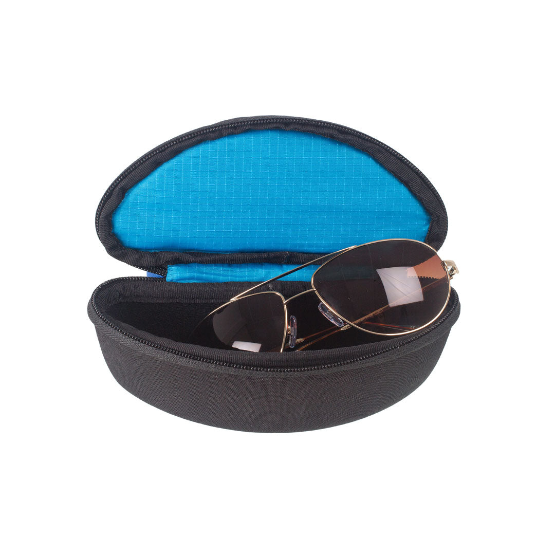 Lifeventure Padded Sunglasses Case - Protective Hard Shell Eyewear Storage for Travel, Hiking & Outdoor Adventures | Eclipse Sunglasses Holder for Men & Women