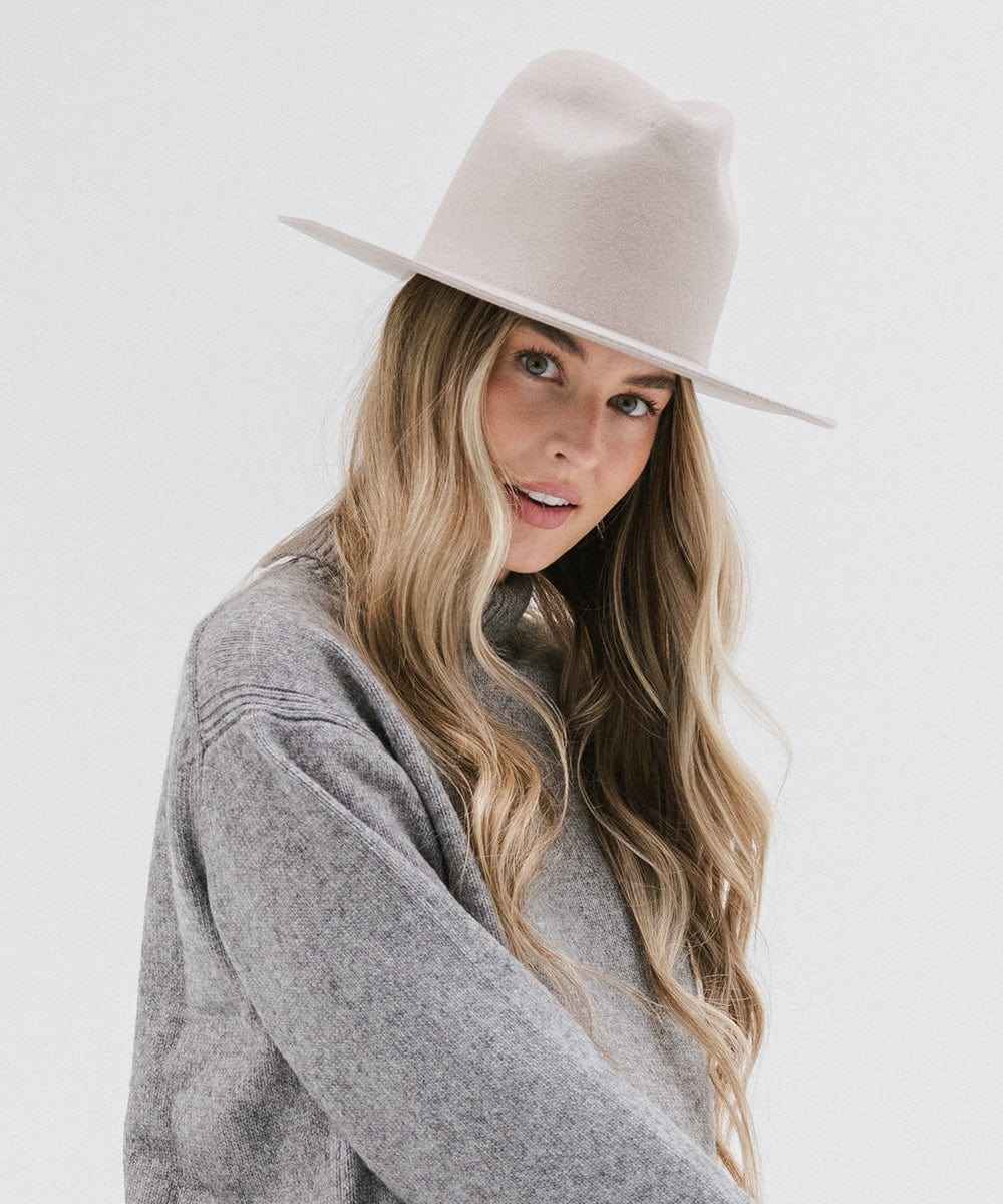 Billie Tall Fedora Hat for Women - Stylish Wide Brim Sun Hat with Adjustable Band - Perfect for Outdoor Events, Beach Vacations & Fashion Accessories