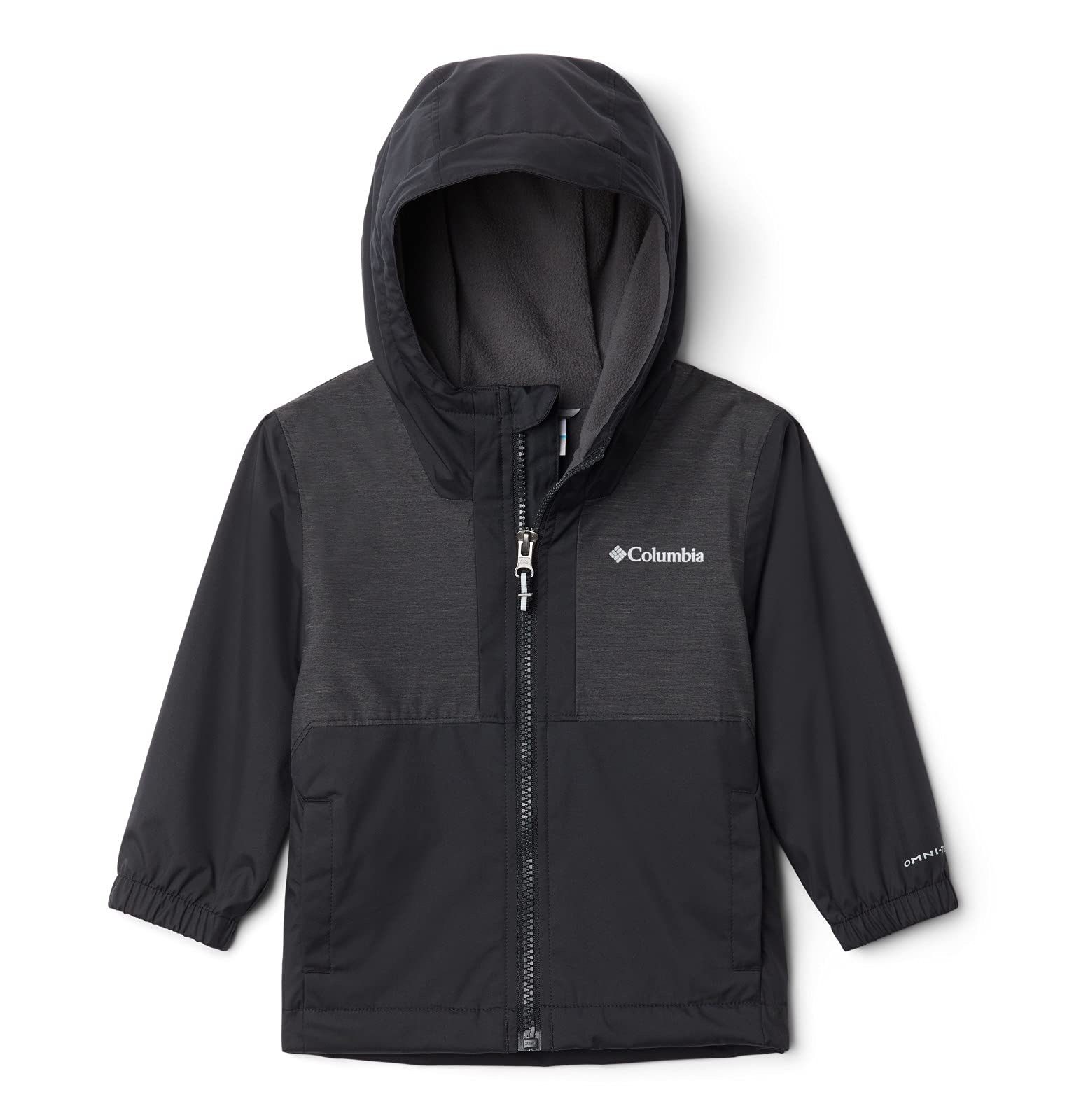 Columbia Boys' Rainy Trails Fleece Lined Waterproof Jacket - Warm & Windproof Outdoor Coat for Hiking, Camping & School (Ages 8-12)