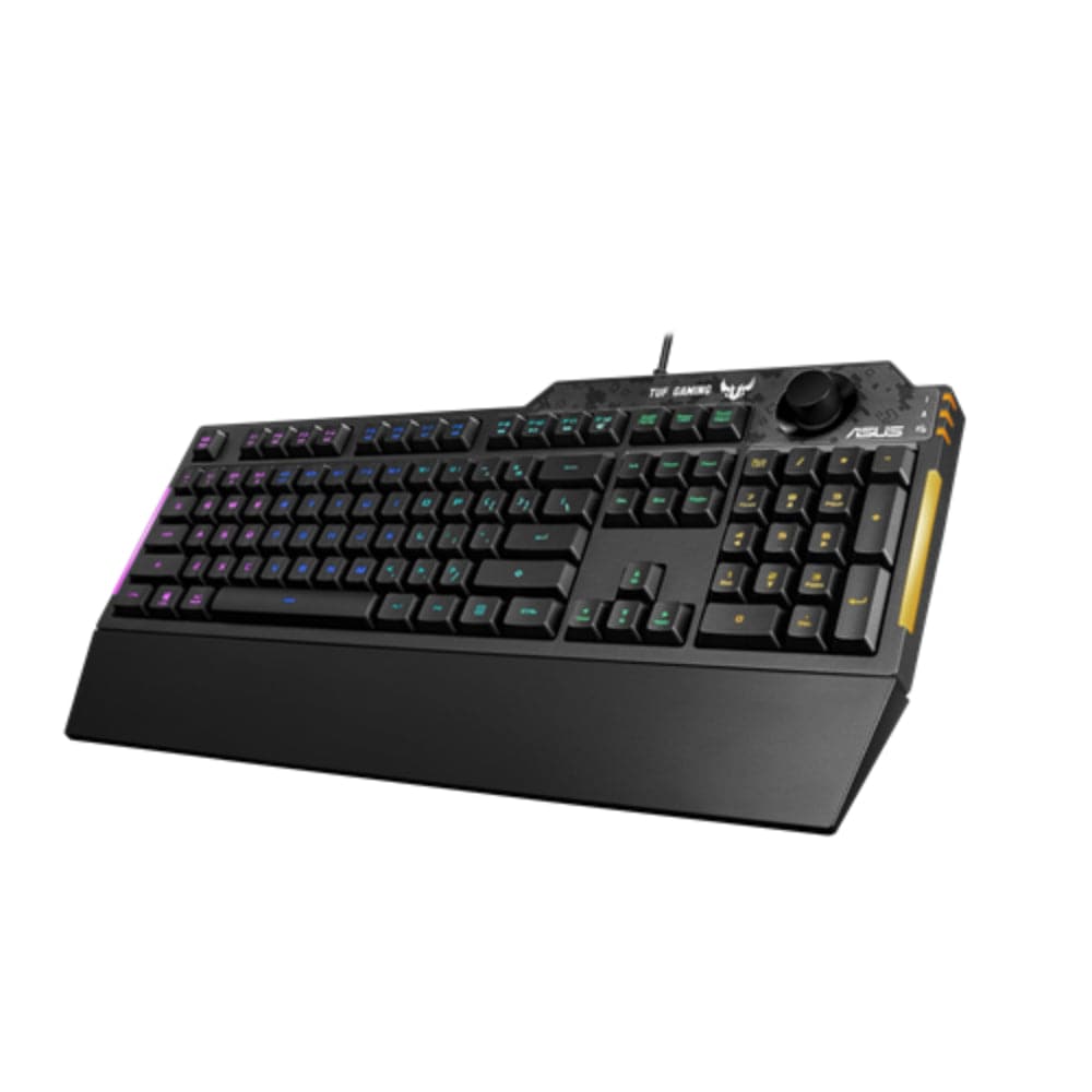 ASUS TUF Gaming K1 RGB Mechanical Keyboard - Waterproof, Anti-Ghosting, Wired USB for PC - Perfect for Gaming, Office Work & Typing (2-Year Warranty)