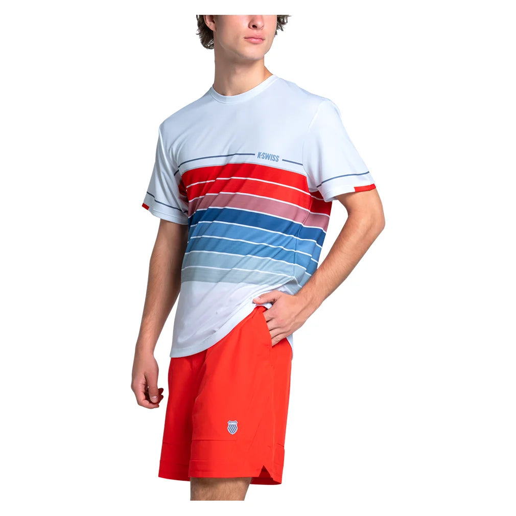 Men's Apollo Short Sleeve Tennis Shirt - Moisture Wicking Performance Top for Men - Breathable Athletic Tee for Tennis, Golf & Casual Wear