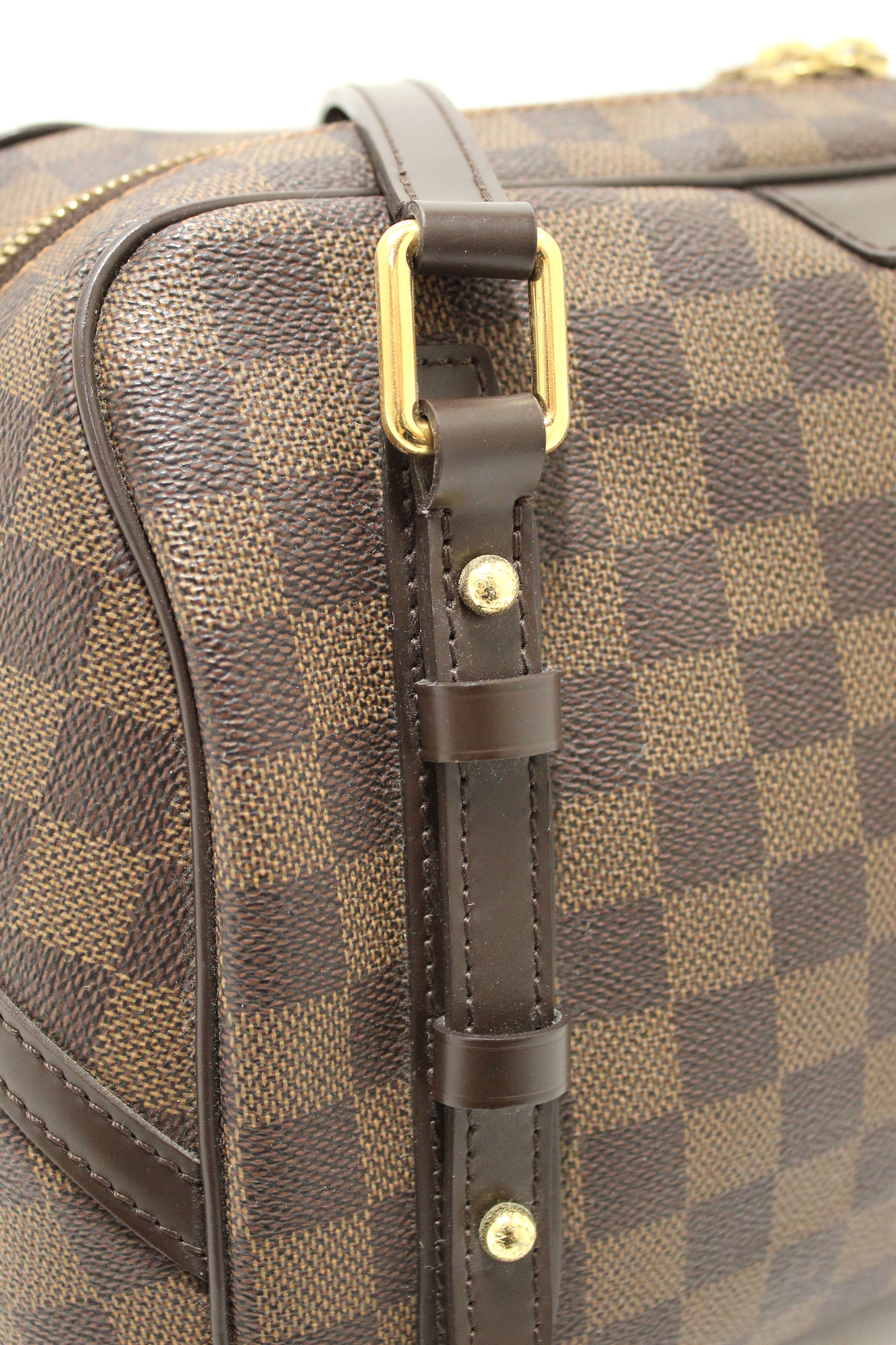 Authentic Louis Vuitton Damier Ebene Rivington PM Shoulder Bag for Women | Luxury Designer Handbag | Perfect for Work, Travel & Everyday Use