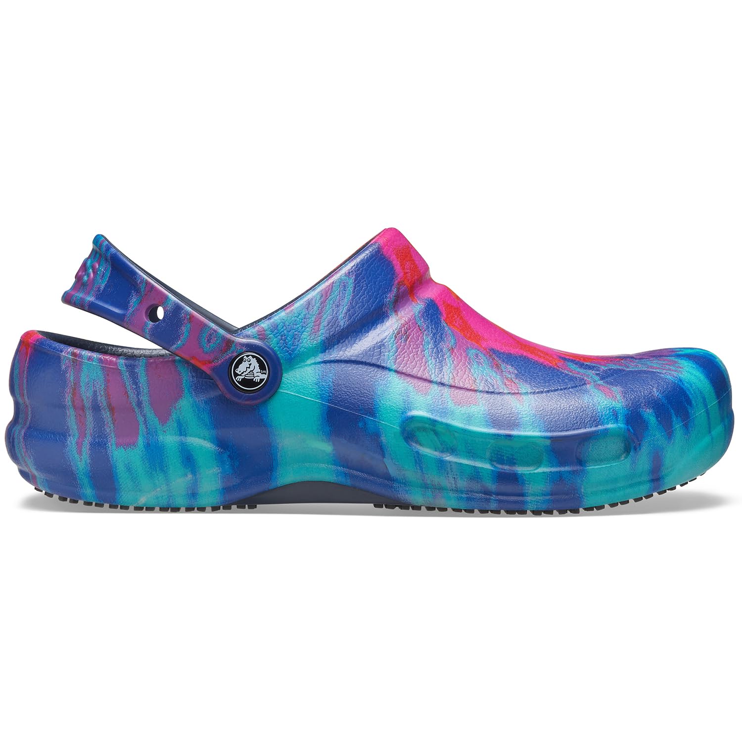 Crocs Unisex-Adult Bistro Graphic Slip-Resistant Work Clogs - Comfortable Non-Slip Shoes for Restaurant, Healthcare & Kitchen Workers