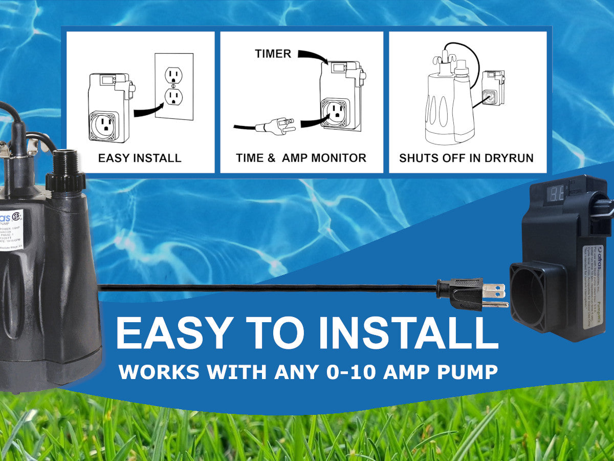 Afras PumpWiz™ - Universal Electronic Automated Pump Controller for Water Tanks, Pools, and Irrigation Systems | Smart Water Flow Regulation & Energy Saving