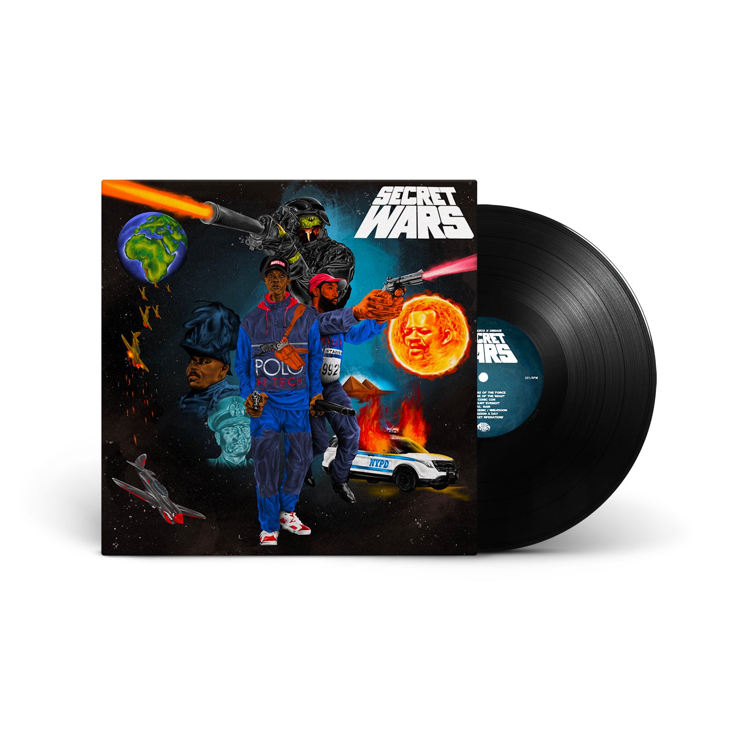 Secret Wars (LP) - Original Soundtrack Vinyl Record for Marvel Comics Fans & Collectors | Perfect for Movie Nights, Gaming Sessions & Superhero Theme Parties