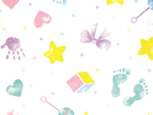 Baby Prints Tissue Paper 100 Sheets - 20x30 Inches Half Ream, Premium Quality for Baby Showers, Gift Wrapping & Nursery Decor (Pack of 100)