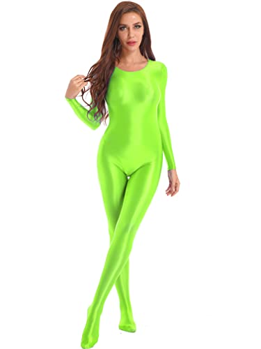 Round Neck Fluorescent Green