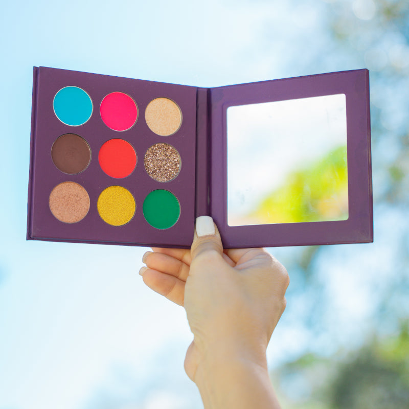 Waves Eyeshadow Palette - 16 Highly Pigmented Matte & Shimmer Shades for Stunning Eye Makeup | Perfect for Day & Night Looks, Parties & Special Occasions